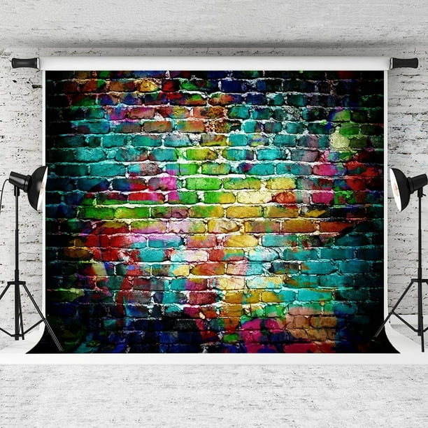 15x10ft Backdrop Graffiti Wall Photo Background Photography Studio Props LYFU076 15x10ft Backdrop Graffiti Wall Photo Background Photography Studio Props LYFU076